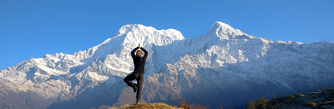 Peaceful Yoga in the Mardi Himal